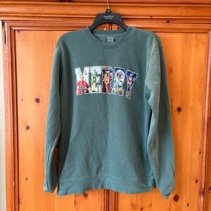 Boutique Green Merry Sweatshirt